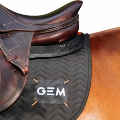 GEM - Tapis de selle Touc Touc noir