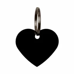 Grooming Deluxe - Médaille à graver coeur noir