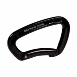 Grooming Deluxe - Mousqueton de sécurité en aluminium noir