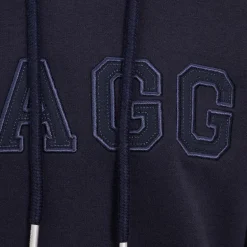 Hagg - Sweat à capuche homme marine