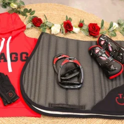 Hagg - Sweat hoodie à capuche rouge