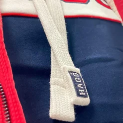 Hagg - Sweat hoodie à capuche blanc / marine