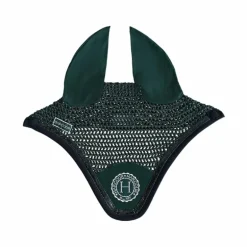 Harcour - Bonnet pour chevaux Fredy vert jungle