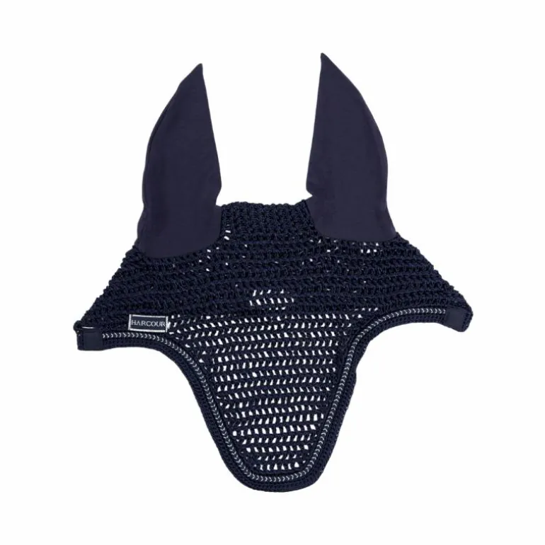 Harcour - Bonnet pour chevaux Aska marine