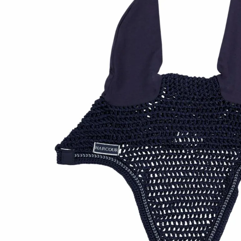 Harcour - Bonnet pour chevaux Aska marine
