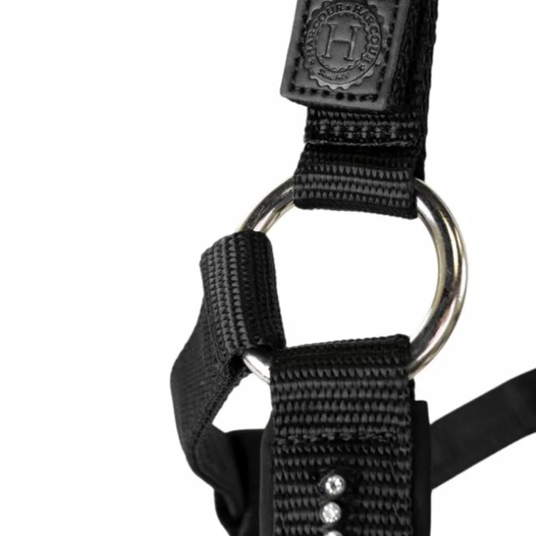 Harcour - Ensemble licol et longe Amour noir