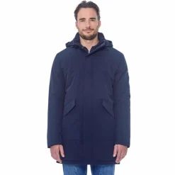 Harcour - Parka longue homme Paulin marine