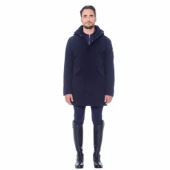 Harcour - Parka longue homme Paulin marine