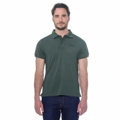 Harcour - Polo manches courtes homme Pami kaki