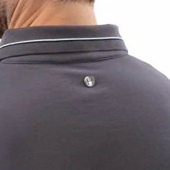 Harcour - Polo manches courtes homme Oscar ardoise