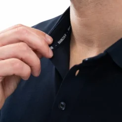 Harcour - Polo manches longues homme Malik marine