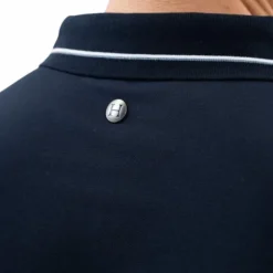 Harcour - Polo manches longues homme Malik marine