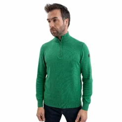 Harcour - Pull manches longues homme Parmo emerald green
