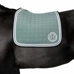 Harcour - Tapis de dressage Soft gris vert