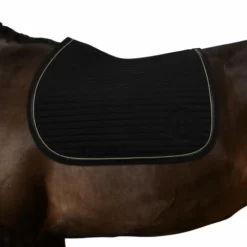 Harcour - Tapis de selle Karembar noir/ gold