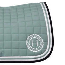 Harcour - Tapis de selle Soft gris vert