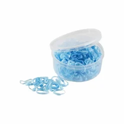 Hippotonic - 450 élastiques silicone bleu ciel