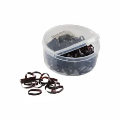 Hippotonic - 450 élastiques silicone marron