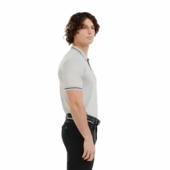 Horse Pilot - Polo homme manches courtes Atlas wind grey