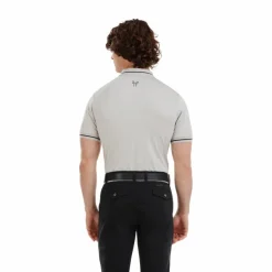 Horse Pilot - Polo homme manches courtes Atlas wind grey