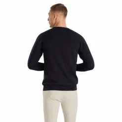 Horse Pilot - Sweat manches longues homme Merinos dark night