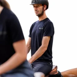 Horse Pilot - T-shirt manches courtes homme Merinos dark night