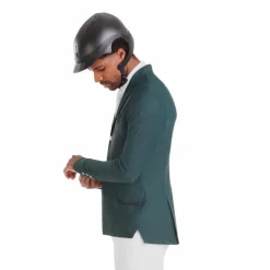 Horse Pilot - Veste de concours homme Aeromesh dark green