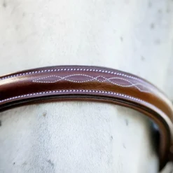 Horseware - Bridon Cavesson Hunter Pony avec rênes dark tan