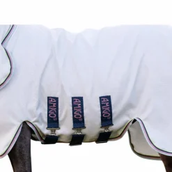 Horseware - Chemise anti-mouches Amigo Ripstop  Petite Hoody argent/ lime/ marine/ rose