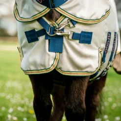 Horseware - Chemise anti-mouches Amigo petite Ripstop Hoody chalk/ marine/ rose