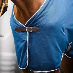 Horseware - Chemise de transport Rambo marine/ argent