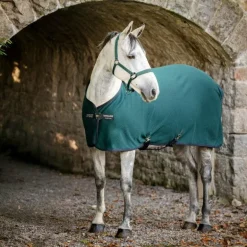 Horseware - Chemise séchante Amigo Jersey Pony dynasty green/ marine/ argent