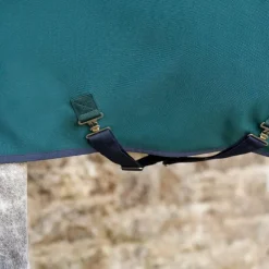 Horseware - Chemise séchante Amigo Jersey Pony dynasty green/ marine/ argent