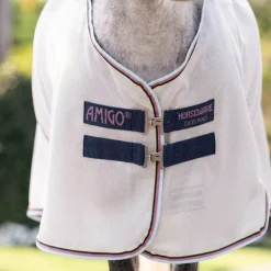 Horseware - Couverture anti-mouches Amigo Bug Rug Pony argent/ lime/ marine/ rose/ bleu