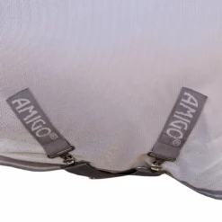 Horseware - Couverture anti-mouches Amigo Bug Rug Plus Petite argent/ titanium grey/ argent
