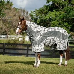 Horseware - Couverture anti-mouches Amigo Camofly 3 en 1 Plus camofly print/ gris