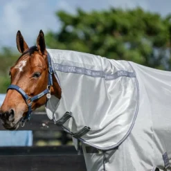 Horseware - Couverture anti-mouches Amigo Bug Rug Plus argent/ titanium grey/ argent