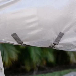 Horseware - Couverture anti-mouches Amigo Integrated argent/ titanium grey/ argent