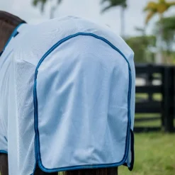 Horseware - Couverture anti-mouches Amigo Bug Rug Plus azure blue/ marine/ bleu électrique