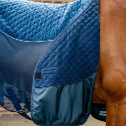 Horseware - Couverture de transport Signature Travel Series marine 50g