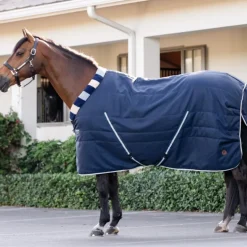 Horseware - Couverture de box Newmarket Cosy Stable witney navy 400g