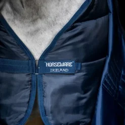 Horseware - Couverture de box Amigo Ripstop Insulator dynasty green/ marine/ argent 350g