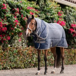 Horseware - Couverture de box Amigo Ripstop Insulator Plus Pony Stable marine/ titanium grey 200g