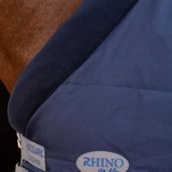 Horseware - Couverture de box Rhino Stable VL marine/ titanium grey/ classic blue 250g