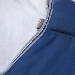 Horseware - Couverture de box Rambo Optimo Stable Plus marine/ thunderstorm grey/ argent 400g