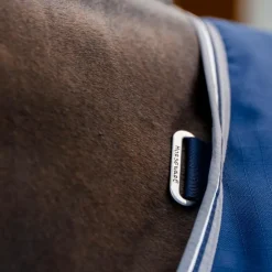 Horseware - Couverture de box Rambo Stable marine/ thunderstorm grey/ argent 400g