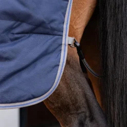 Horseware - Couverture de box Rhino Stable VL marine/ titanium grey/ classic blue 350g