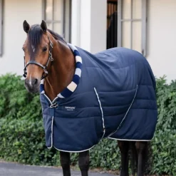 Horseware - Couverture de box Newmarket Cosy Stable witney navy 100g