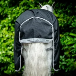 Horseware - Couverture d'extérieur Amigo Turnout noir/ titanium grey/ argent 100g