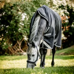 Horseware - Couverture d'extérieur Amigo Wug Turnout noir/ titanium grey/ argent 50g